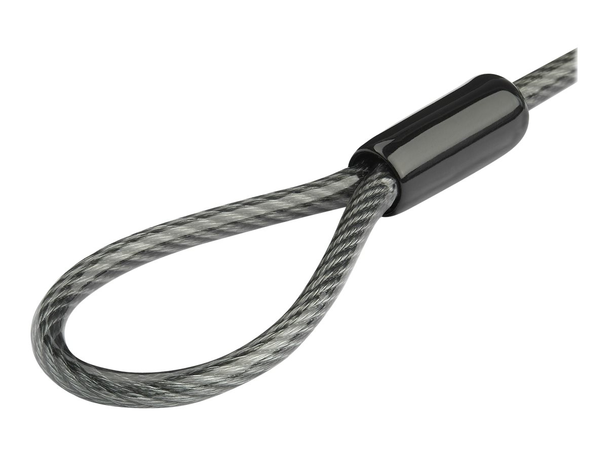 STARTECH.COM Laptop Cable Lock Expansion Loop - 6inch / 2.5cm Branch Cable with?K-Slot Combination Lock - Computer Security Cable