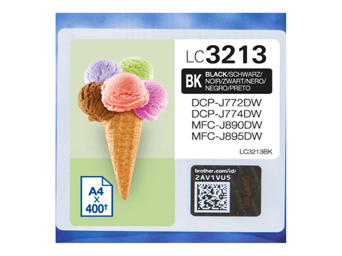 LC3213BK BROTHER DCP Tinte black HC 400 LC3213BK BROTHER DCP Tinte black HC 400