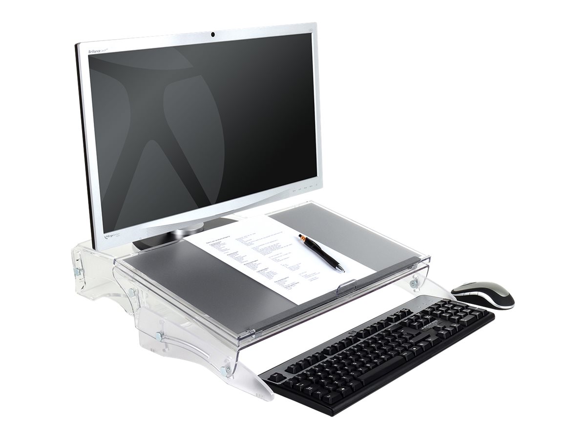 BakkerElkhuizen FlexDesk 640 Dokumentenhalter mit heranziehbarer Arbeitsflaech