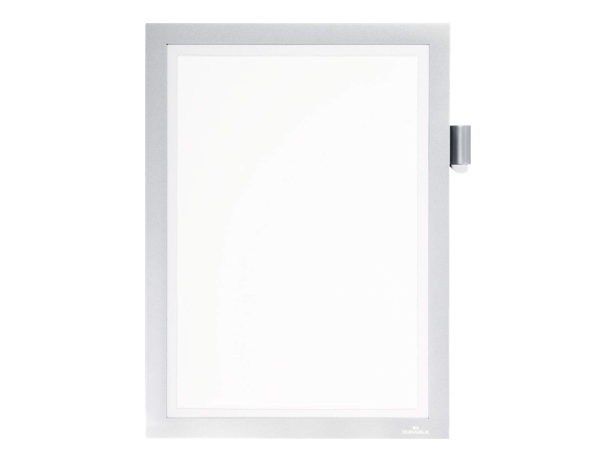 DURABLE Magnetrahmen selbstklebend DURAFRAME NOTE silber A4, 1 St.