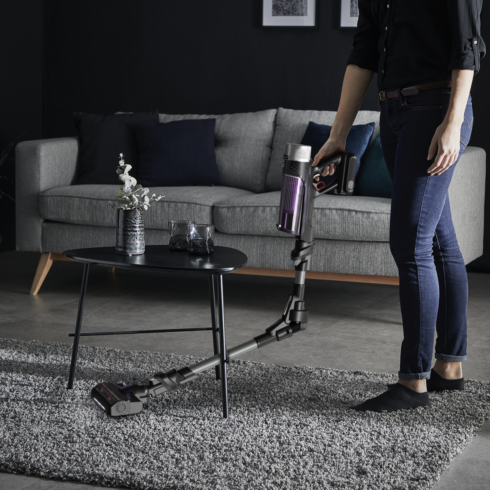 Rowenta RH2037 2-in-1 Stabstaubsauger Akku trocken beutellos 0.4 l