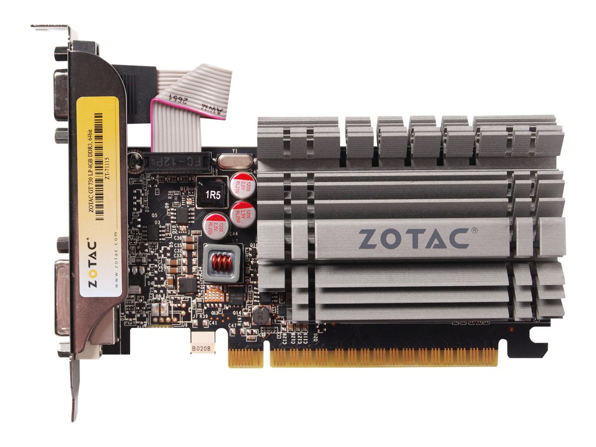 ZOTAC GeForce GT 730 ZONE Edition Low Profile 4GB DDR3 64 Bit HDMI DVI VGA
