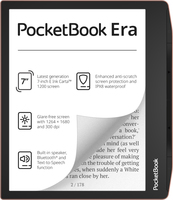 Pocketbook Era Stardust - 17,8 cm (7 Zoll) - E Ink Carta - 1264 x 1680 Pixel - ACSM - CBR - CBZ - CHM - DOC - DOCX - DjVu - EPUB DRM - FB2 - FB2.ZIP - HTM - HTML - MOBI - PDF - PRC - RTF - TXT,... - MP3 - OGG - BMP - JPEG - PNG - TIFF