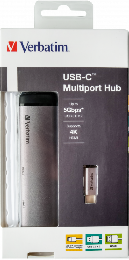 49140 VERBATIM Hub USBC HDMI USB 30