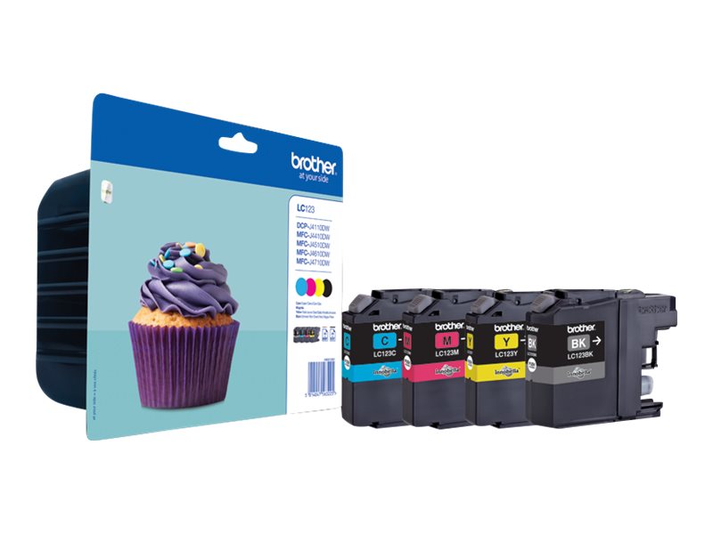 LC123VALBP BROTHER MFC Tinte (4) cmyk ST