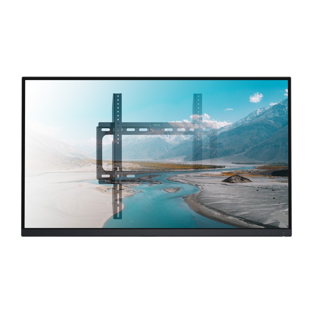 TECHLY Wandhalterung für LCD TV LED 2556Zoll 63,5142,24cm slim fix schwarz