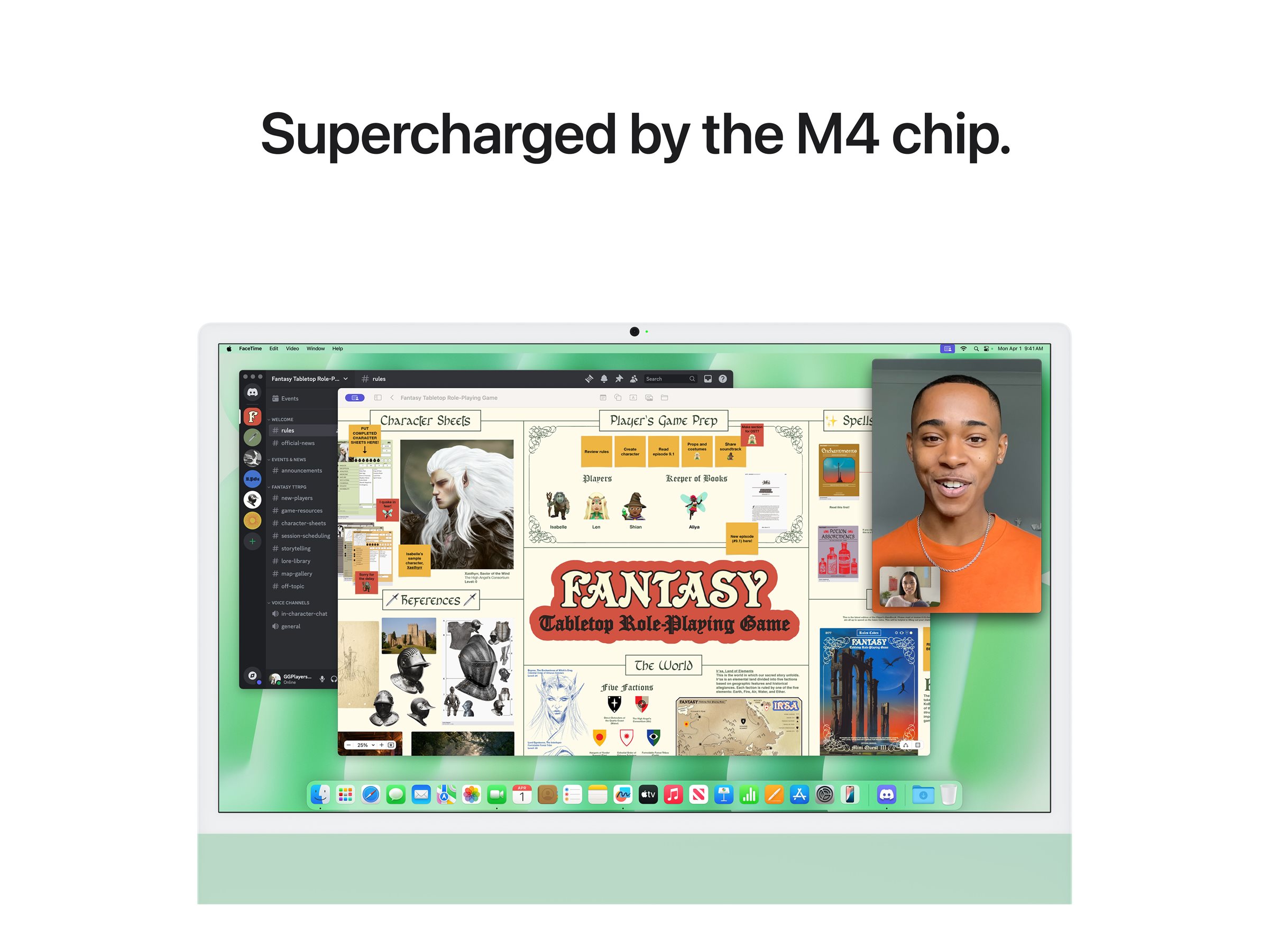 APPLE 24inch iMac with Retina 45K display Apple M4 chip with 10core CPU and 10core GPU 16GB 256GB SSD Green