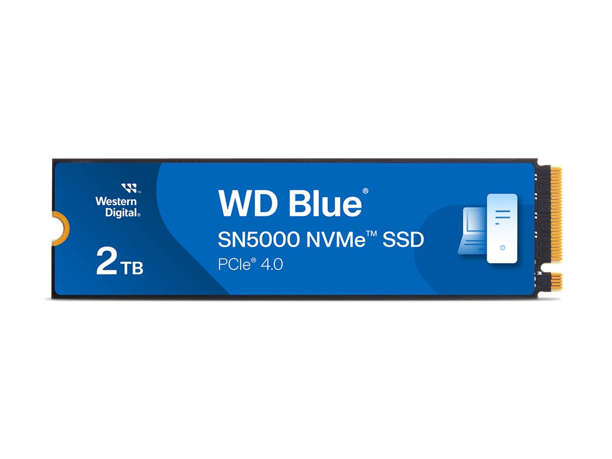 WD Blue SN5000 NVMe SSD 2TB M.2 2280 PCIe Gen4 WD Blue SN5000 NVMe SSD 2TB M.2 2280 PCIe Gen4