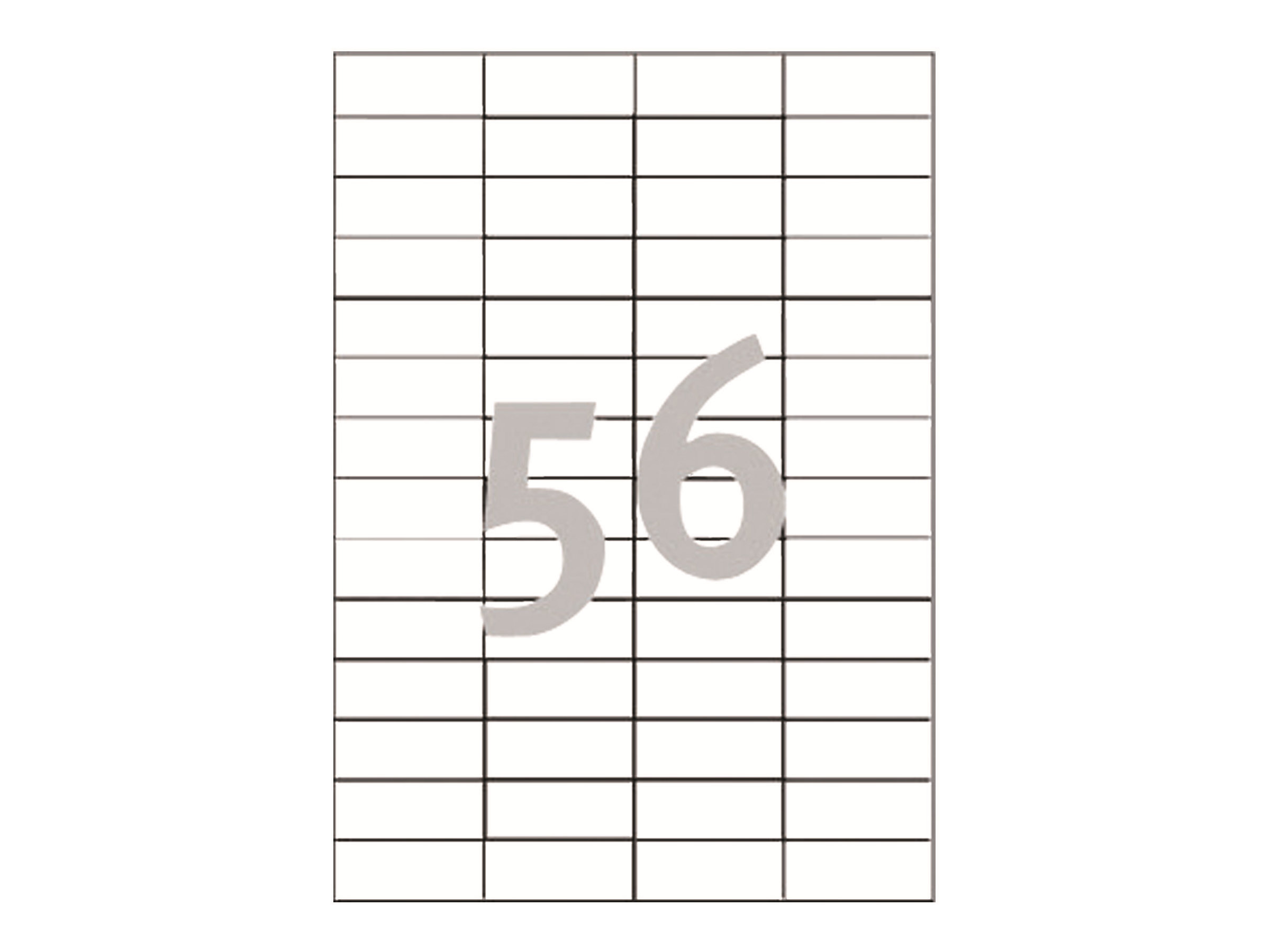 5.600 AVERY Zweckform Etiketten 3668 weiss 52,5 x 21,2 mm 5.600 AVERY Zweckform Etiketten 3668 weiss 52,5 x 21,2 mm