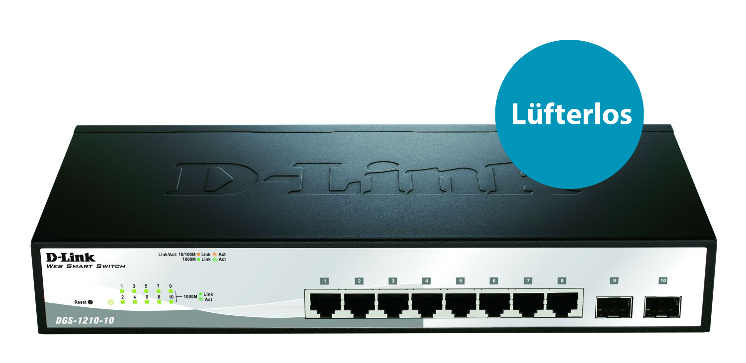 D-Link DGS-1210-10 10-Port Gigabit Switch