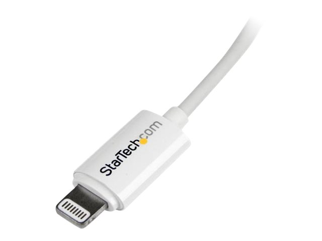 StarTech.com 2m Apple 8 Pin Lightning Connector auf USB Kabel - Weiß - USB Kabel für iPhone / iPod / iPad - Ladekabel / Datenkabel - Lightning-Kabel - Lightning / USB - 2 m