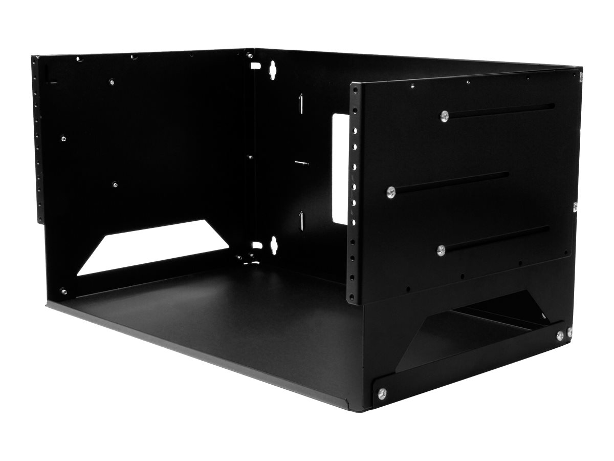 STARTECH.COM Wandmontage Server Rack mit Fachboden - 4HE - Anpassbar von 30,5 cm - 45,7cm