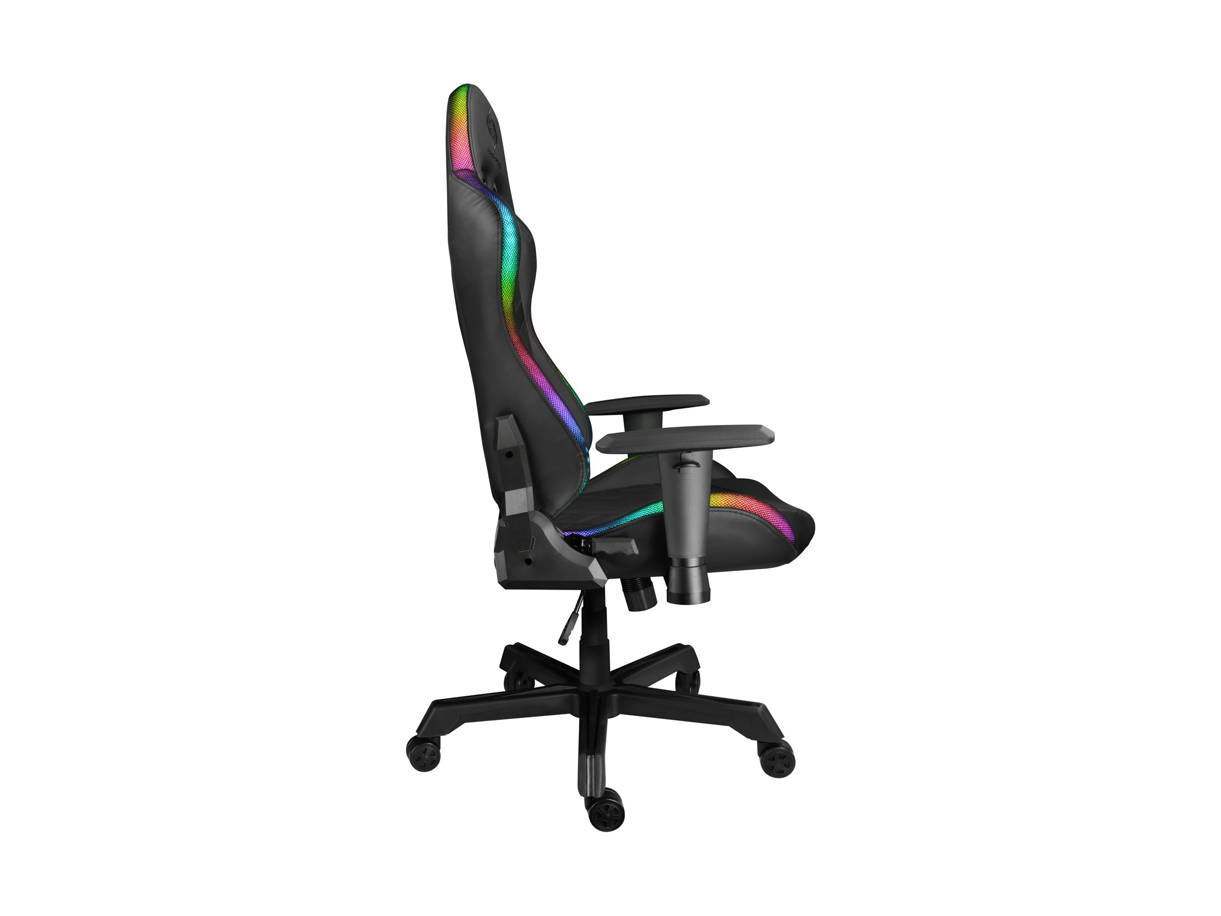 Deltaco GAM080 Gamingstuhl Kunstleder m RGB LED schwarz