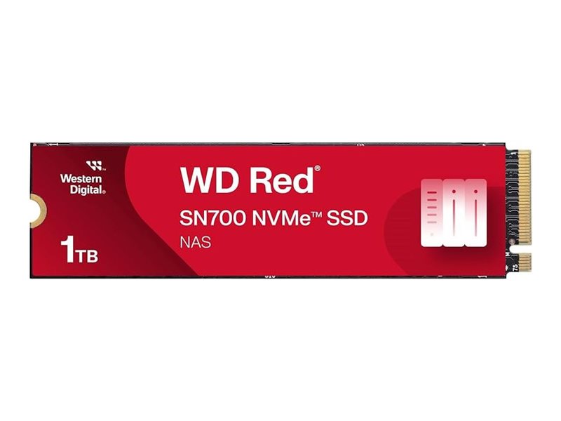 WD Red SSD SN700 NVMe 1TB M.2 2280 PCIe Gen3 8Gb/s internal drive for NAS devices WD Red SSD SN700 NVMe 1TB M.2 2280 PCIe Gen3 8Gb/s internal drive for NAS devices
