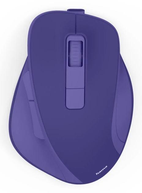Hama Funkmaus WM-500 ohne Klickgeräusch Akku Blau