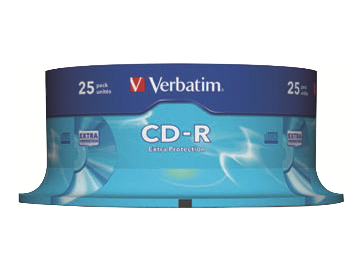 25 verbatim CD-R 700 MB