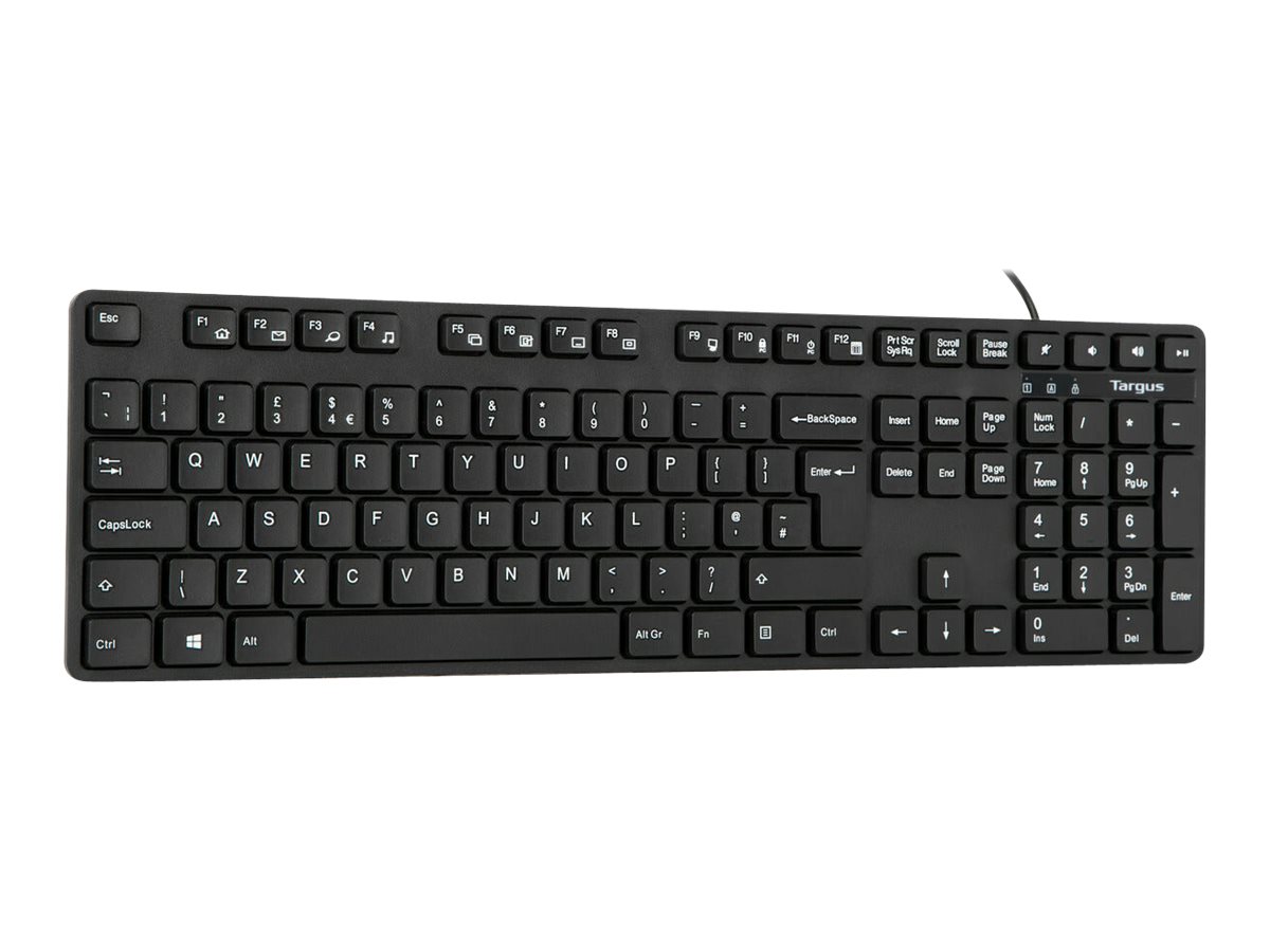 Antimicrobial USB Wired Keyboard - UK Layout *EOL