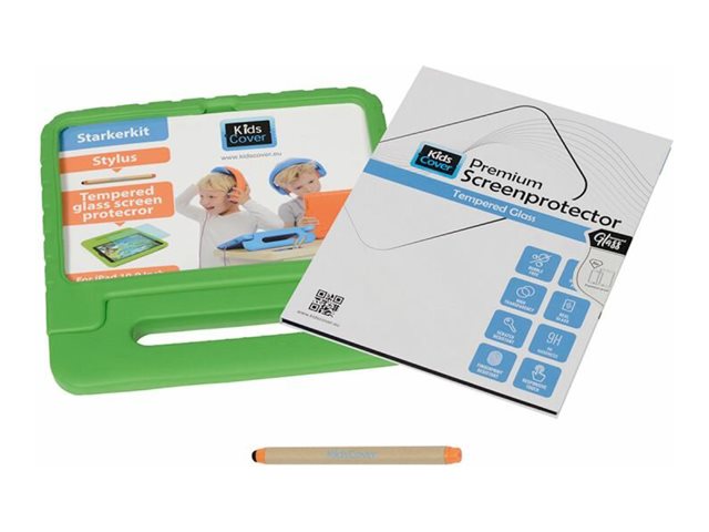 PARAT KidsCover für iPad 10 Gen./11 Gen. inkl. StylusPen und gehärtetem Displayschutz - grün