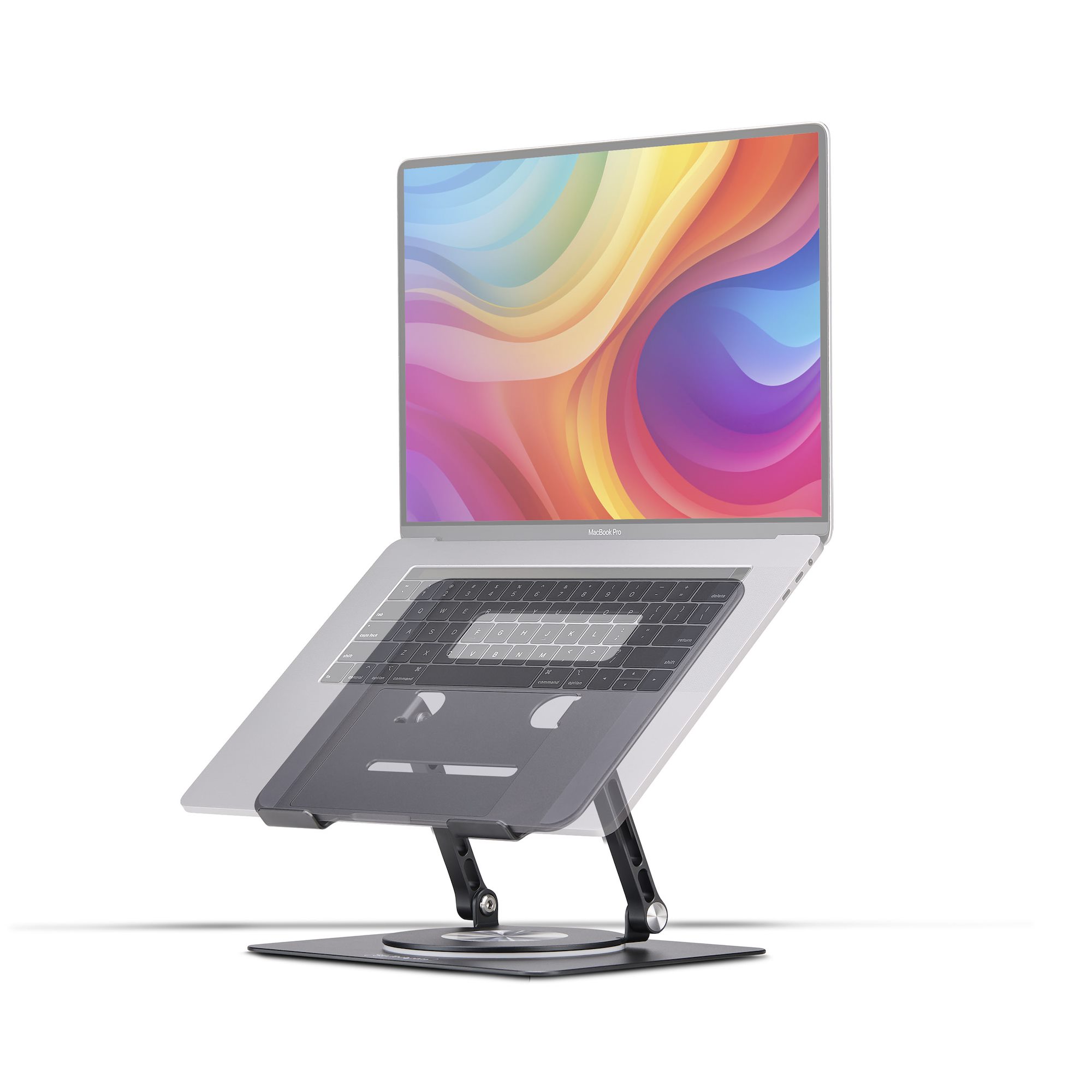 STARTECH.COM Ergonomischer Höhenverstellbarer Laptopständer Dreh-Neigbar Tragbar Laptophalterung-Notebookständer bis 5kg