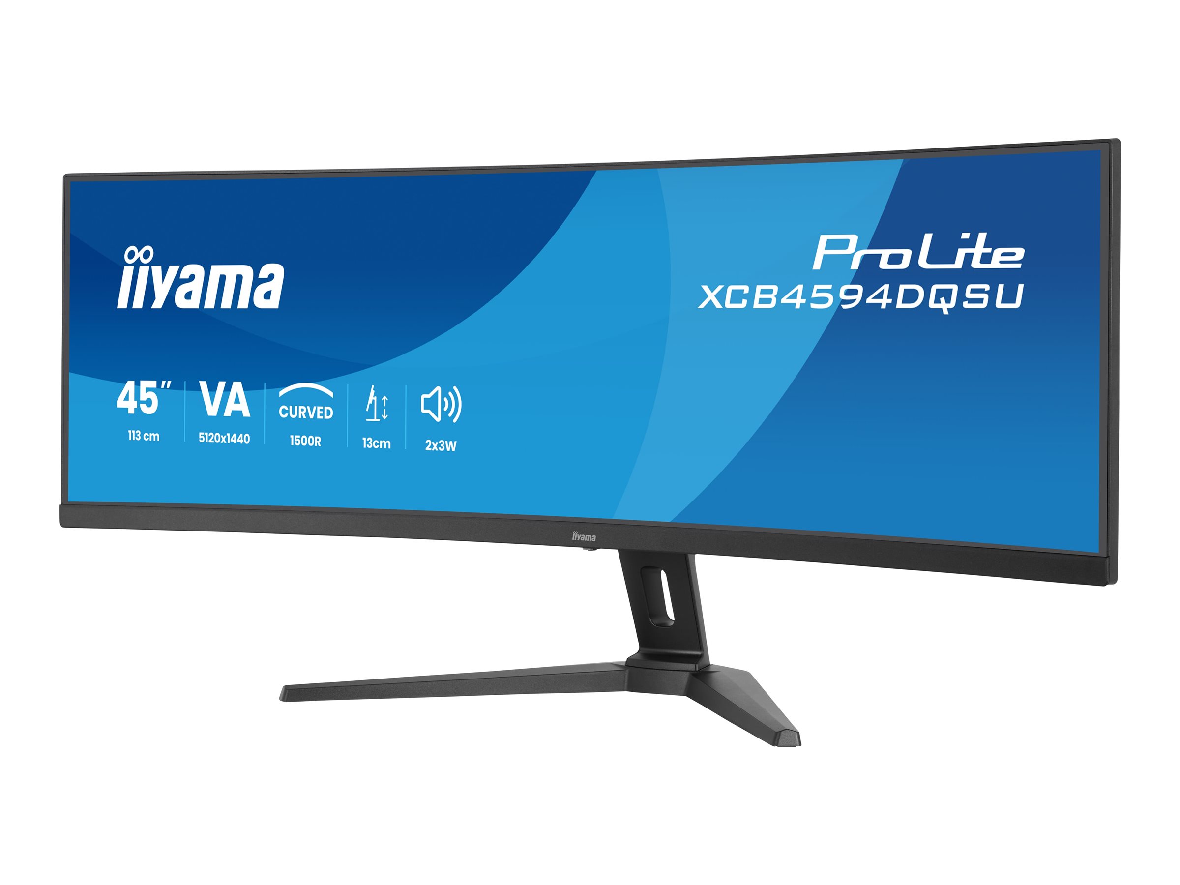 Iiyama ProLite XCB4594DQSU-B1 gebogen 32:9 2xHDMI+DP+2xUSB-C