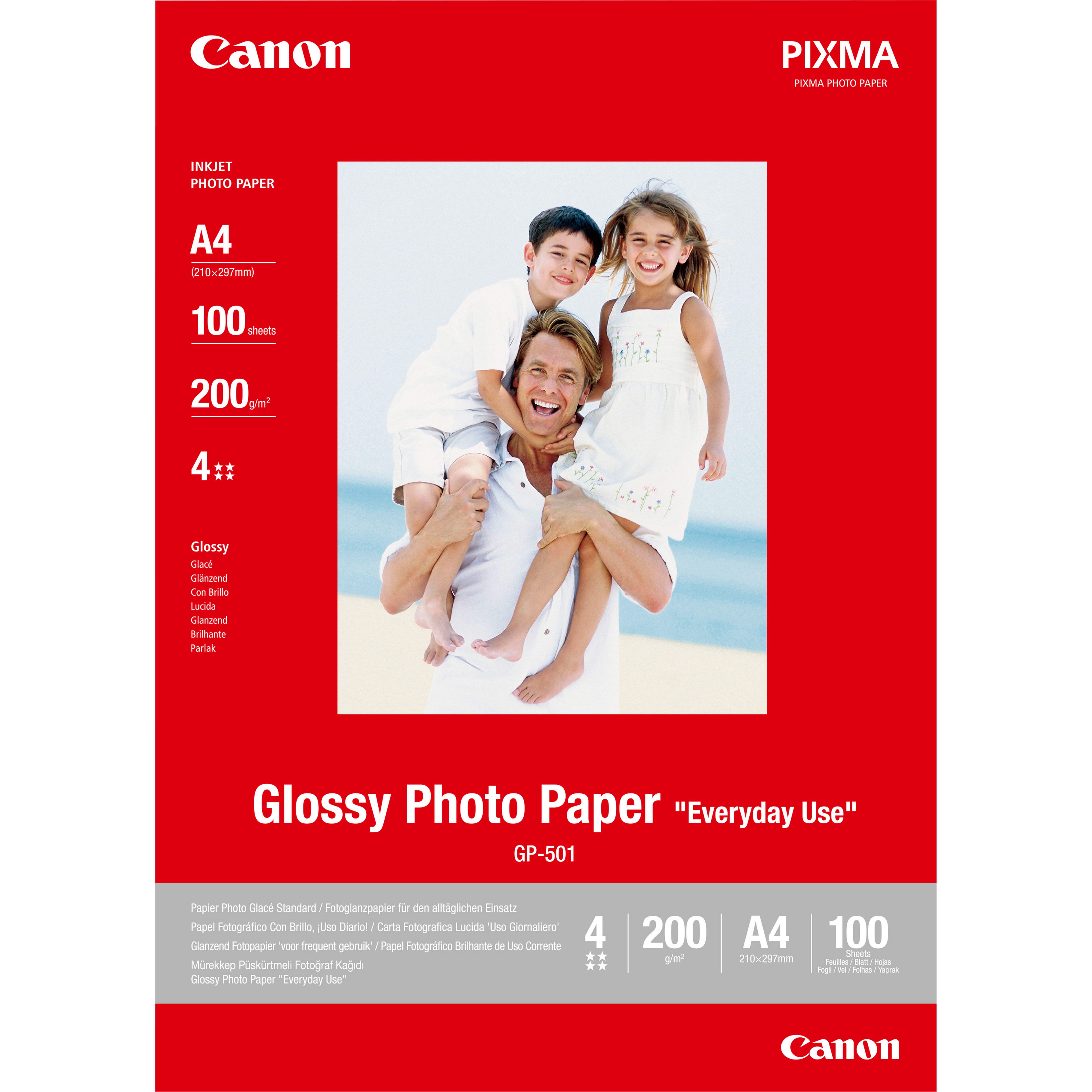 0775B001 CANON Fotopapier A4 210x297mm