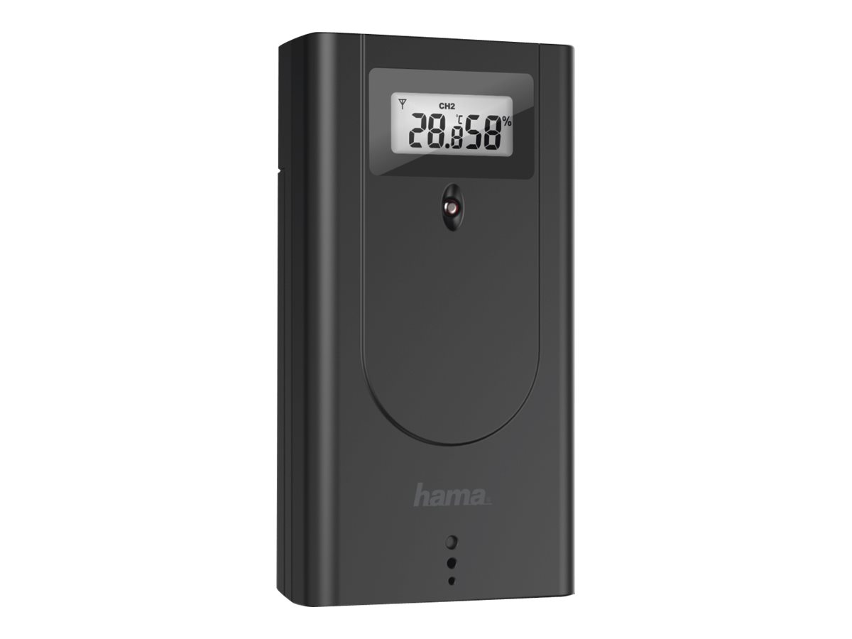Hama Wetterstation Black Line schwarz