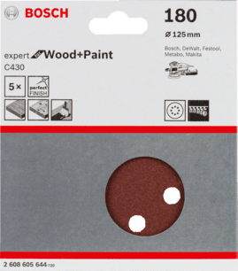 Bosch Expert C430 Wood+Paint Schleifpapierset