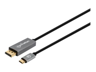 MANHATTAN 8K60Hz USB-C auf DisplayPort 1.4 Kabel USB-C-Stecker auf DisplayPort-Stecker 3m unterstützt 4K120Hz vergoldete Kontakte MANHATTAN 8K60Hz USB-C auf DisplayPort 1.4 Kabel USB-C-Stecker auf DisplayPort-Stecker 3m unterstützt 4K120Hz vergoldete Kontakte