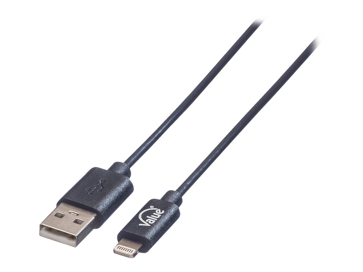 SCMP USB Sync-Ladekabel für Apple VALUE mit Lightning-Connector 1,0m SCMP USB Sync-Ladekabel für Apple VALUE mit Lightning-Connector 1,0m