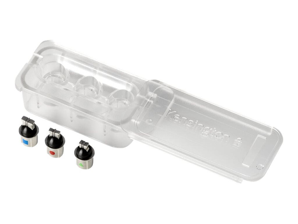 KENSINGTON Universelles 3-in-1 Schloss Aufsätze T-Bar Wedge-Shaped Nano