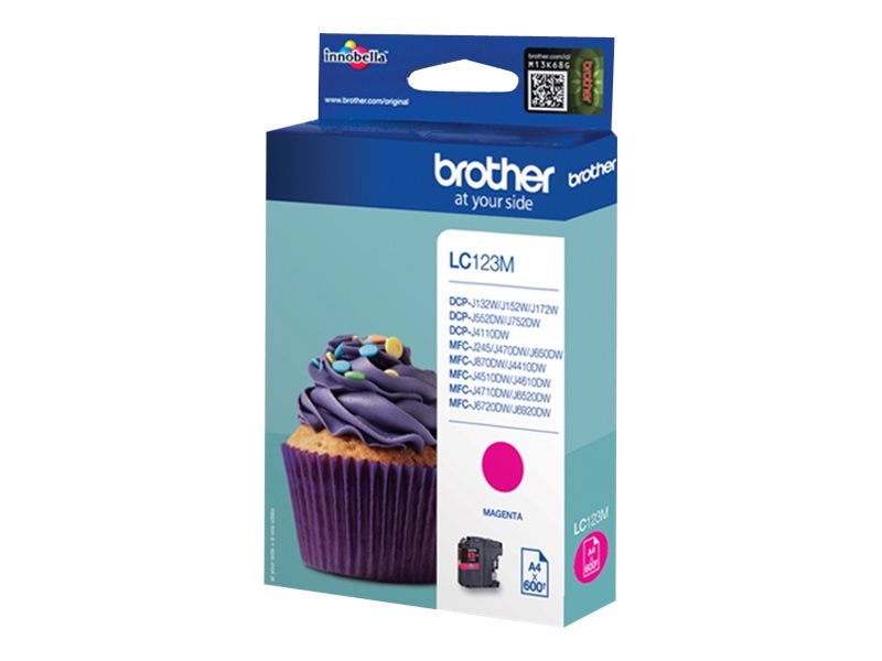 Brother LC123M - Hohe Ergiebigkeit - Magenta - Original - Tintenpatrone