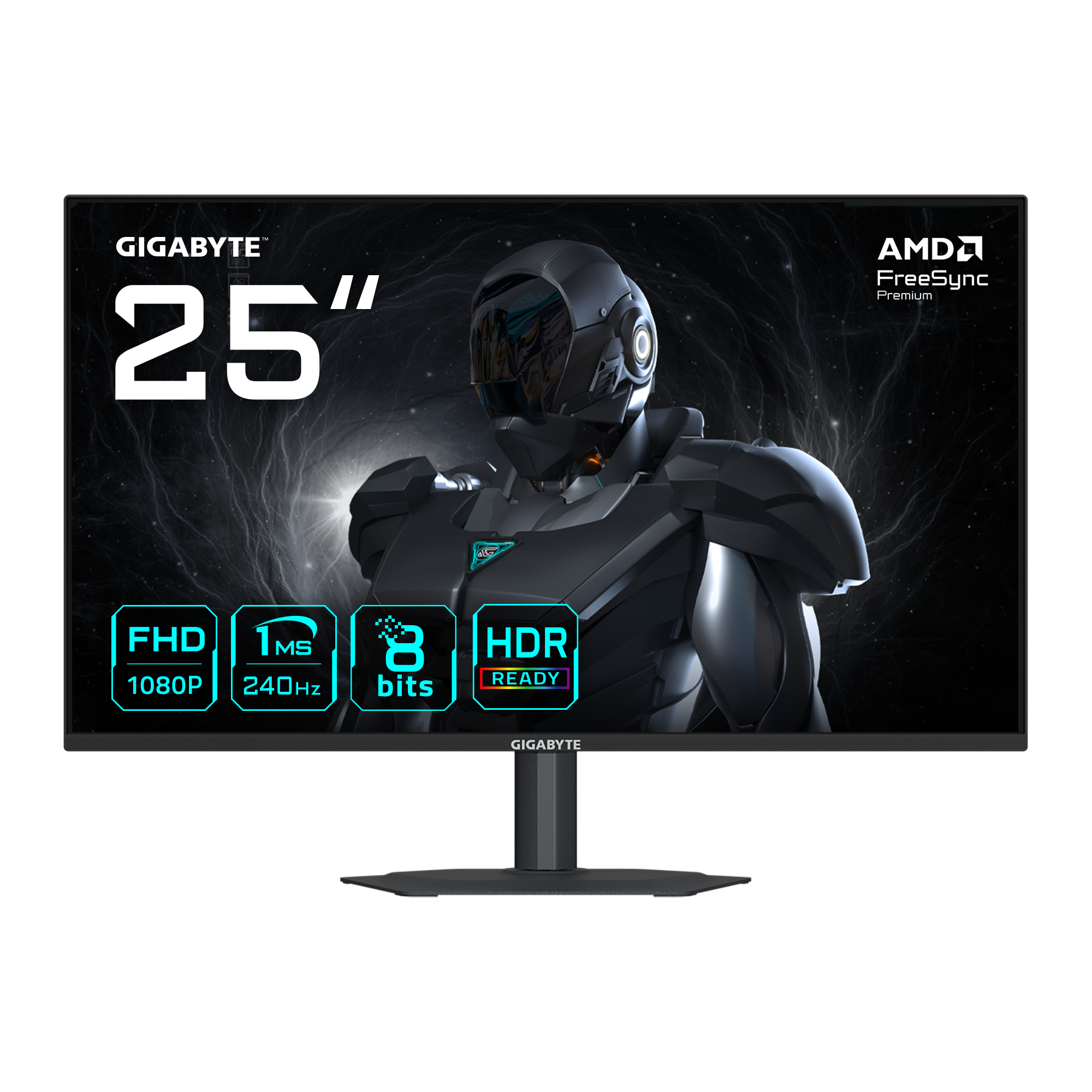 GIGABYTE G25F2A 245inch SS IPS 1920x1080 FHD 240Hz 300cdm2 2xHDMI 1xDP