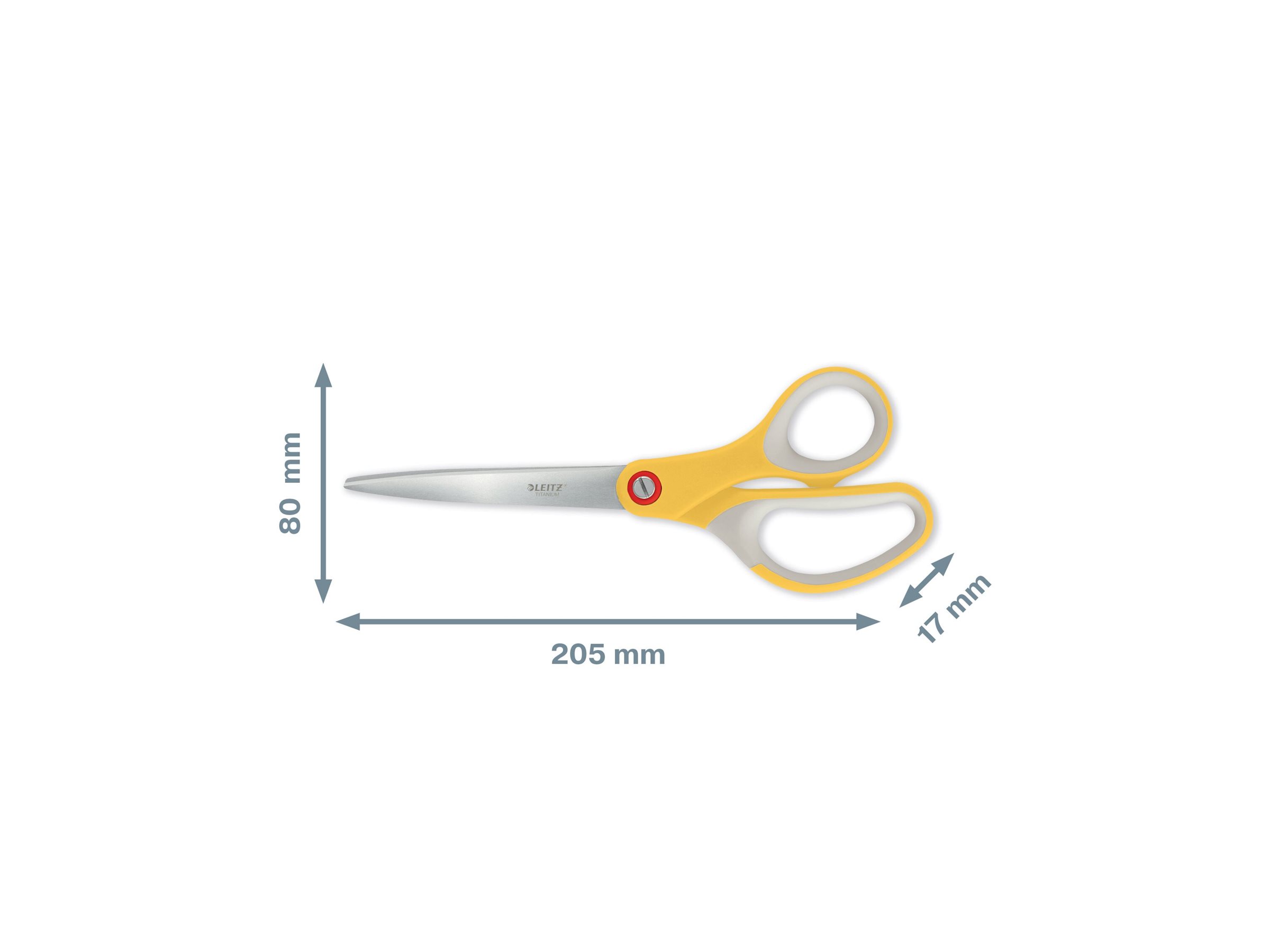 LEITZ Papierschere COSY gelb 20,5 cm