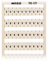 Wago WMB-Bezeichnungskarte 793-577 Aufdruck W N (100X) Wago WMB-Bezeichnungskarte 793-577 Aufdruck W N (100X)