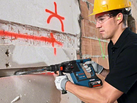 Bosch AkkuBohrhammer GBH 18V26 F 2x GBA 55Ah ProCore Staubs