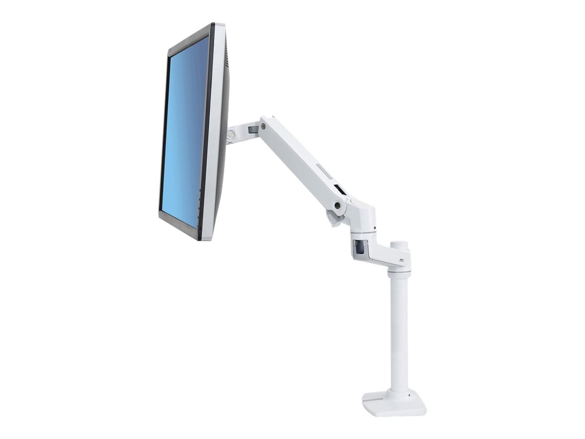 ERGOTRON LX LCD Arm fuer Tischmontage hoher Pfahl weiss fuer Display bis 31,3cm 32Zoll 3,2-11,3kg VESA 75X75 100X100mm