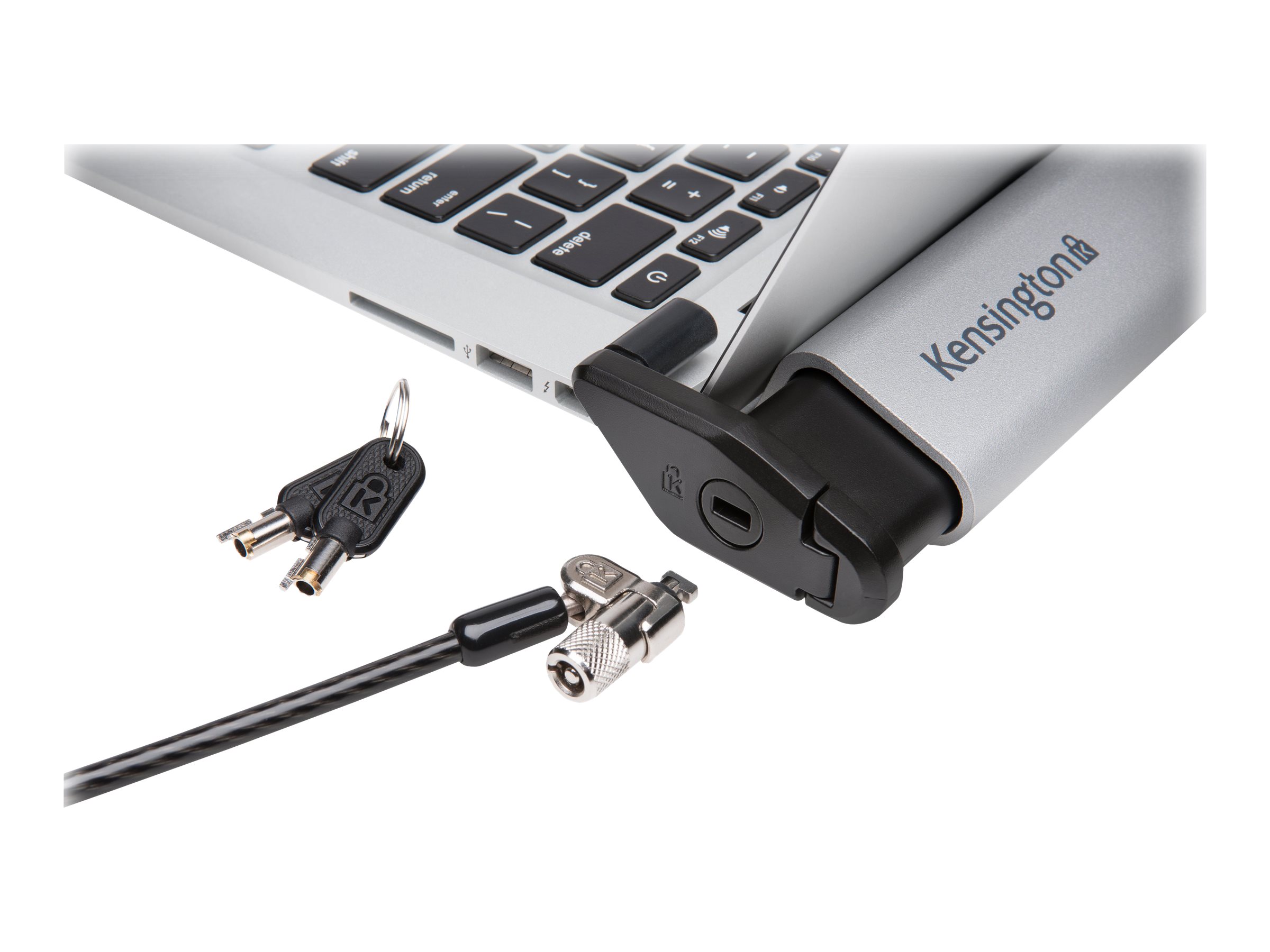 KENSINGTON Laptop-Locking Station 2.0 mit MicroSaver 2.0-Laptopschloss fur MacBook und Laptops mit 27,9cm 11Zoll-39,6cm 15,6Zoll