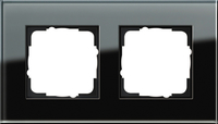Gira Rahmen 021205 2fach Esprit Glas schwarz Gira Rahmen 021205 2fach Esprit Glas schwarz