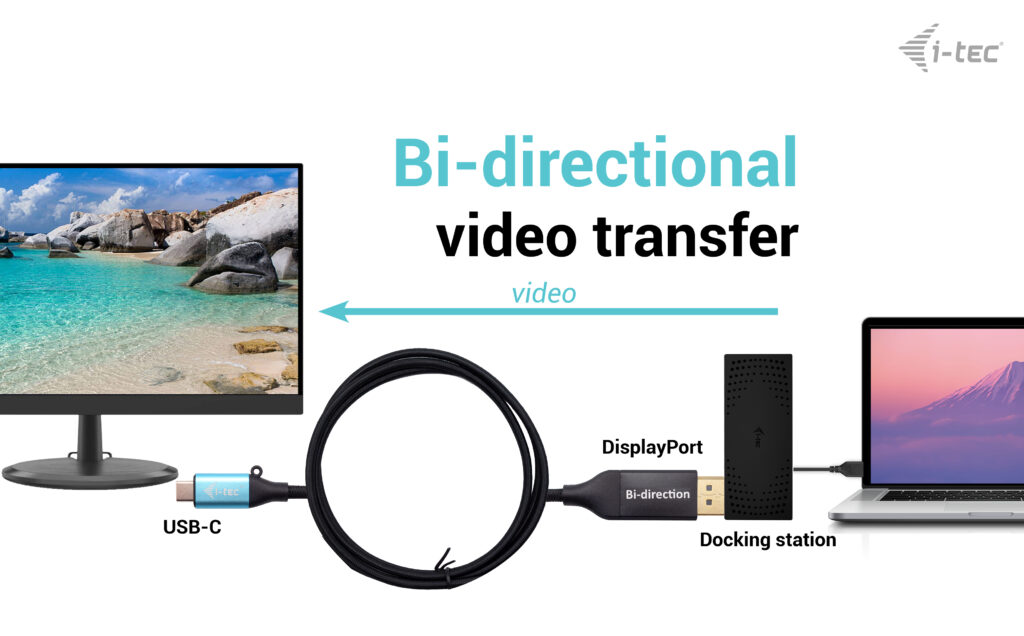 i-tec USB-C zu DisplayPort Adapterkabel