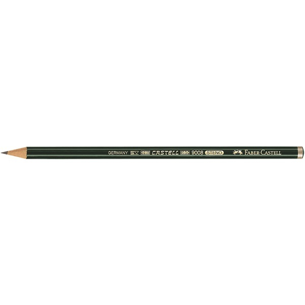 FABER-CASTELL 9008 Stenobleistift 2B gruen, 1 St. FABER-CASTELL 9008 Stenobleistift 2B gruen, 1 St.
