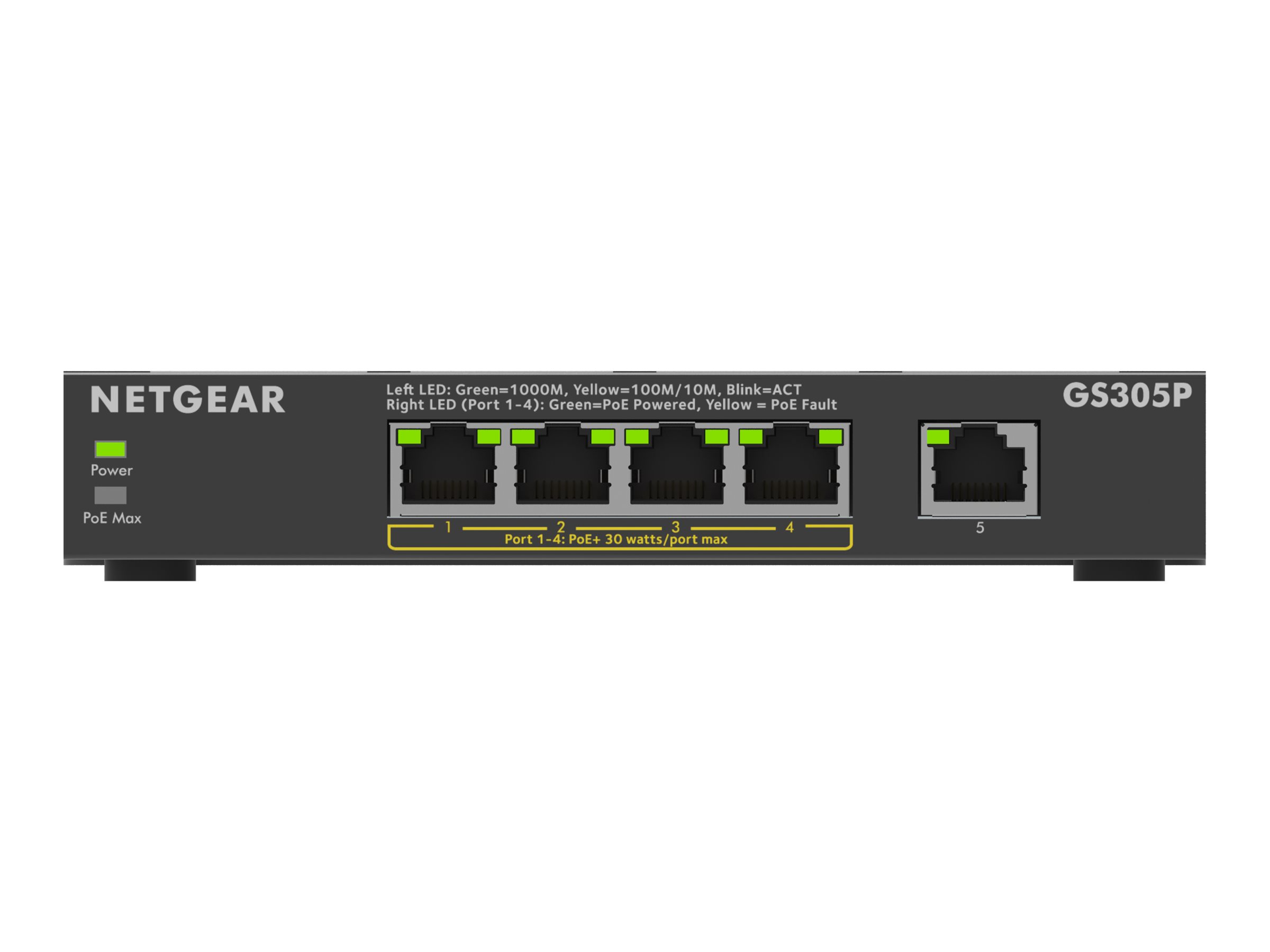 NETGEAR GS305P-300EUS SMART SWITCH NETGEAR GS305P-300EUS SMART SWITCH