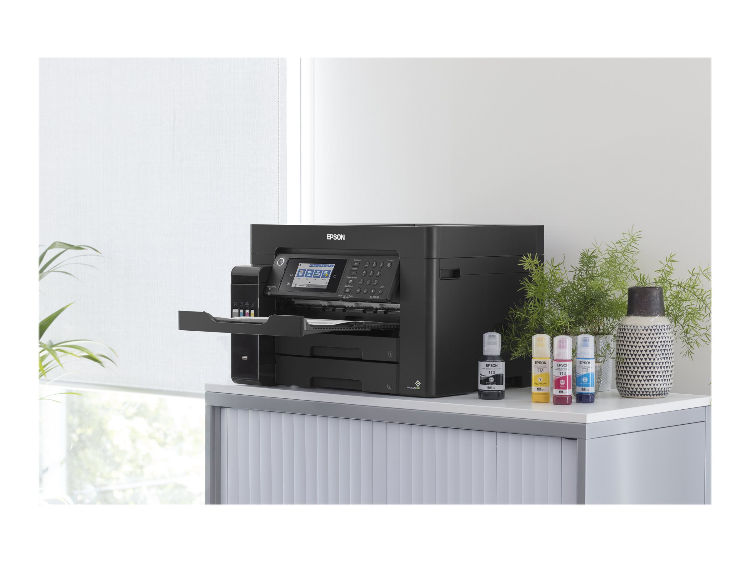 EPSON EcoTank ET-16650 4 in 1 Tintenstrahl-Multifunktionsdrucker schwarz