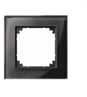 Merten Echtglasrahmen M-PLAN 489103 1f. Onyxschwarz