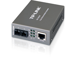 TPLINK MC100CM Fast Ethernet Multimode Medienkonverter IEEE8023u 10100BaseTX, 100BaseFX LinkFaultPassthrough max 550m
