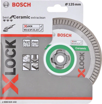 Bosch Best for Ceramic X-LOCK Diamant-Trennscheibe 125mm