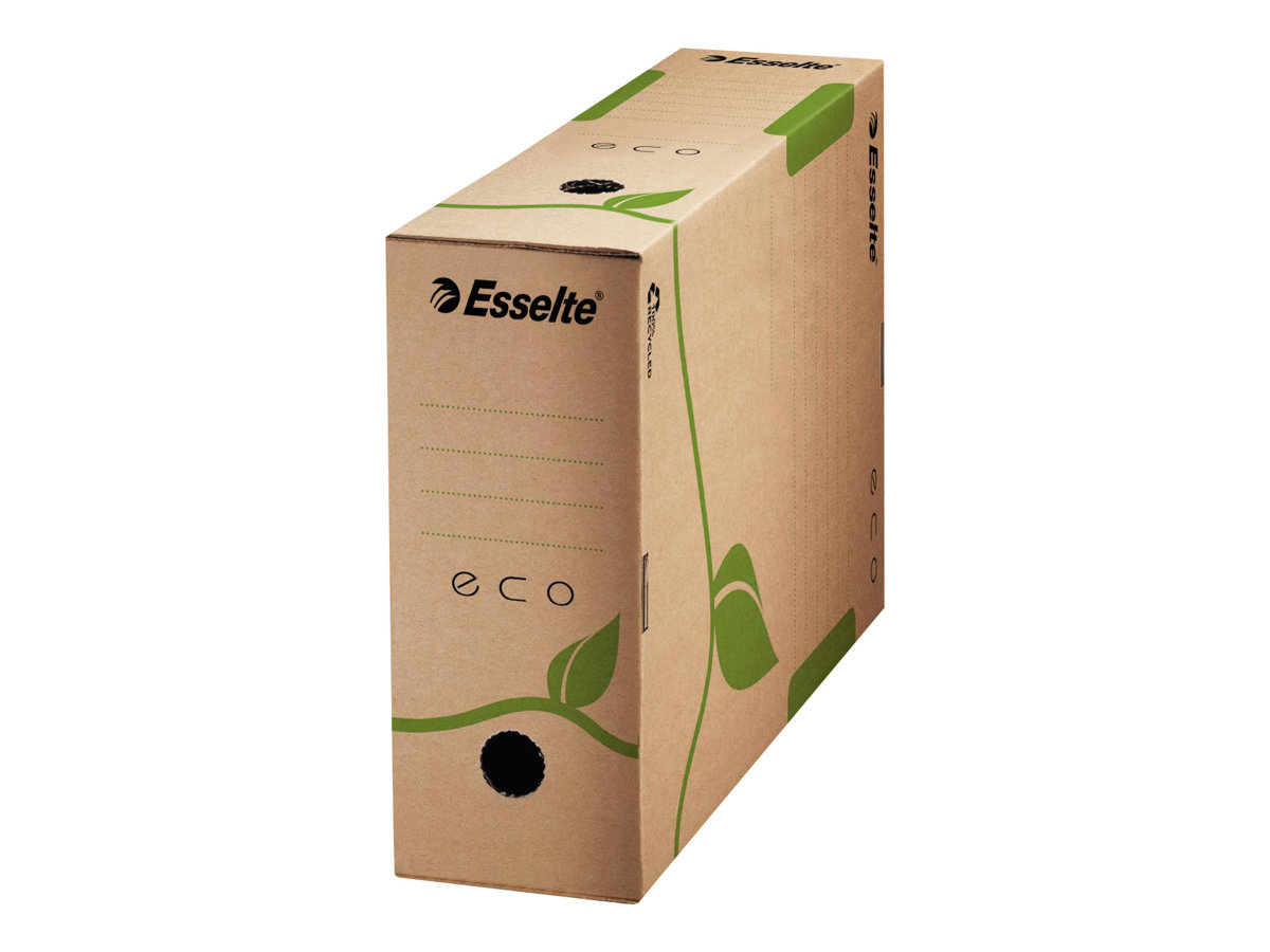 25 Esselte Archivboxen ECO braun 10,0 x 23,3 x 32,7 cm