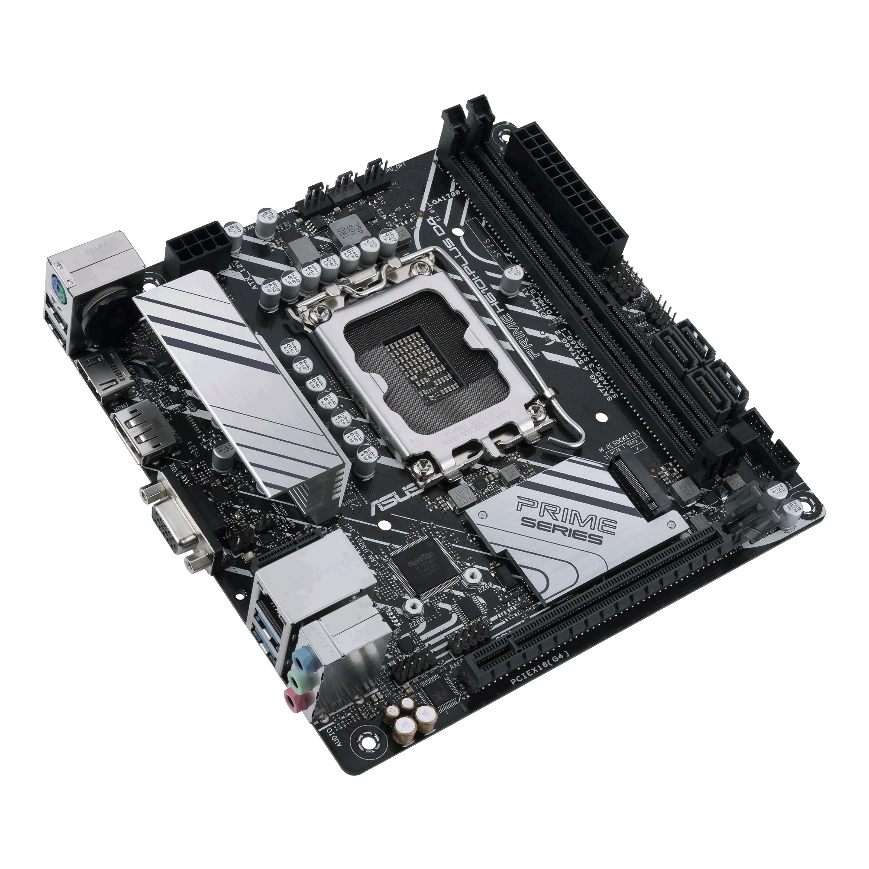 ASUS PRIME H610IPLUS D4CSM Intel H610 LGA 1700 2DDR4 1xPCIe 4030 x16 1xM2 4xSATA 6Gbs 4xUSB 32 Mini ITX MB
