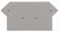 Wago Abschluss-/Zwischenplatte 280-330 grau
