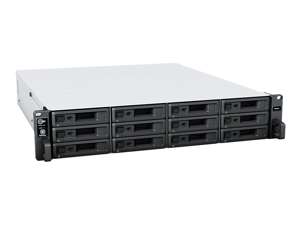 SYNOLOGY RS2423+ 12-BAY Rackstation AMD Ryzen Embedded V1780B QUAD CORE 8GB RAM HDD/SSD Only
