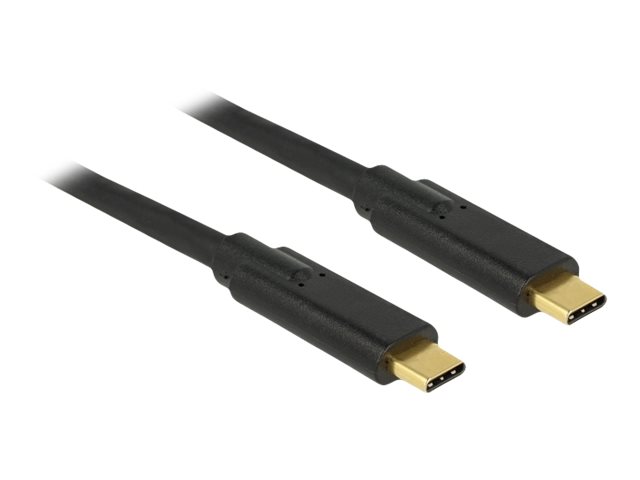 Delock Kabel USB 3.1 Gen 1 USB Type-C St. > USB Type-C St.E-Marker 2m schwarz